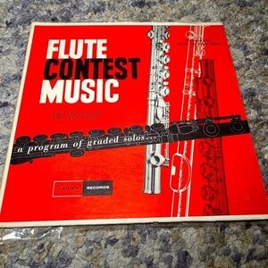 Flute Contest Music vintage vinyl record